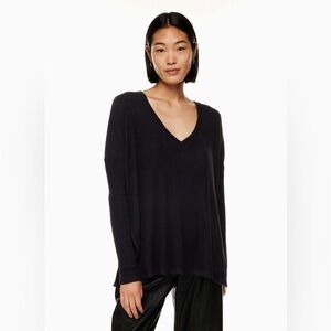 Aritzia Babaton Black Traverse Sweater